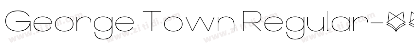George Town Regular字体转换 George Town Regular字体转换